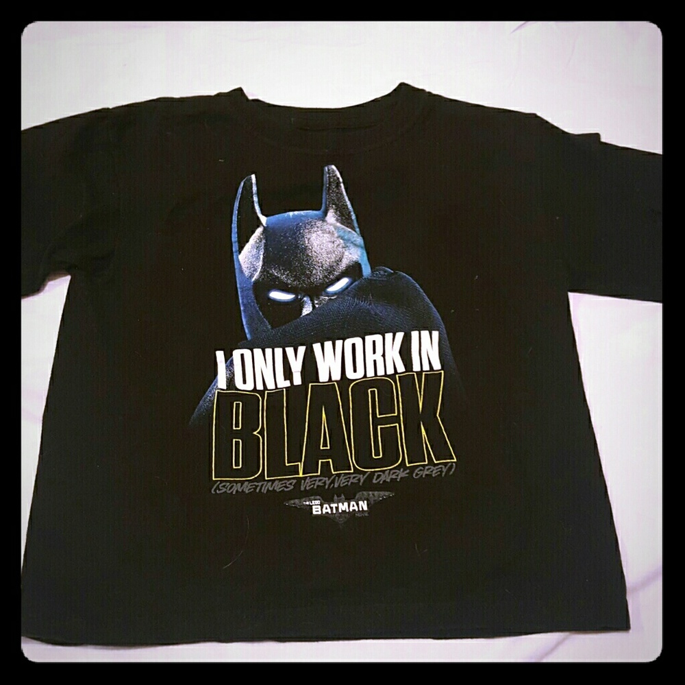 Boys Lego Batman tshirt
